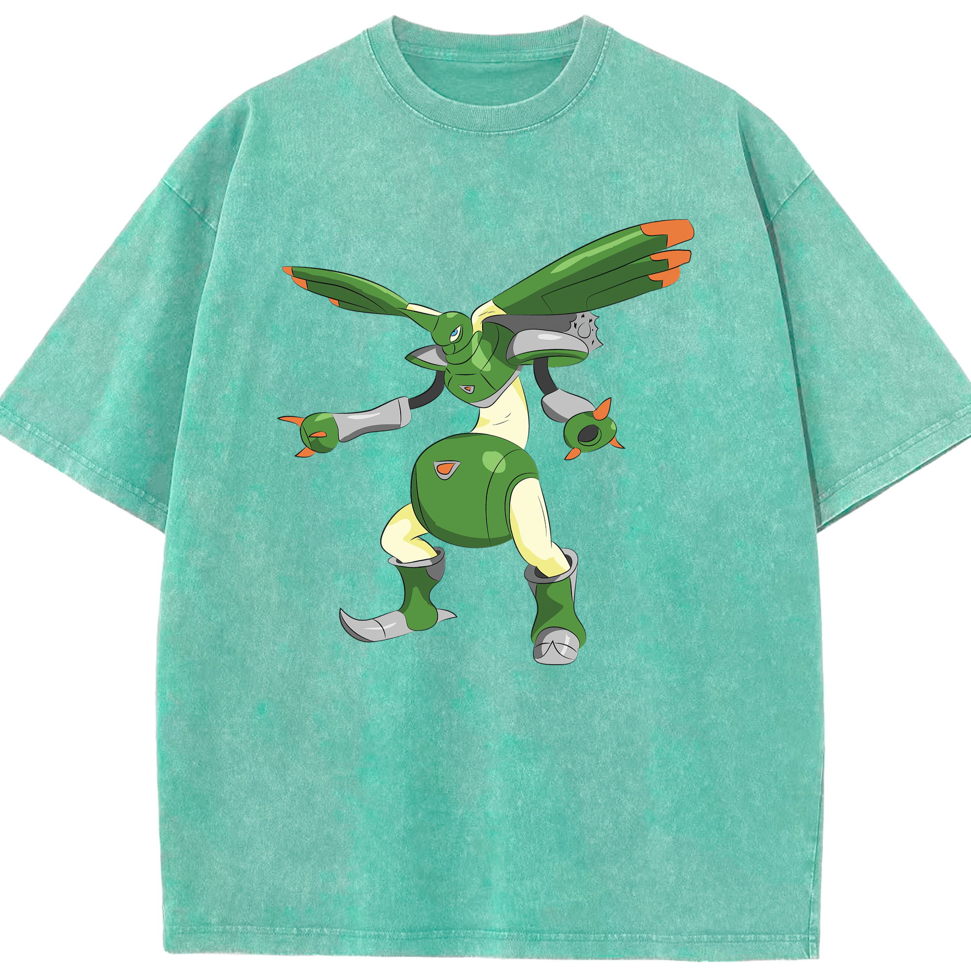 （画像用） Digimon デジタルモンスター/デジモン 綿100% ヴィンテージ風 半袖Tシャツ（フロントプリント）